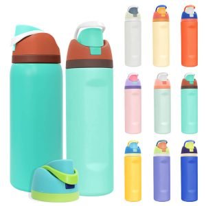Double Wall Thermo Insulated 32oz Reusable Shaker Bottle